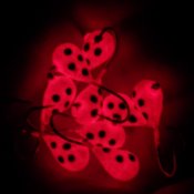 Glödande Röd Nyckelpiga - 6 mm natt