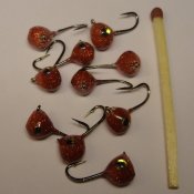 Globe - Glittrande Orange - 6 mm