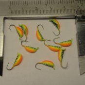 Banan - Glödande Papegoja med Ränder - 3 mm