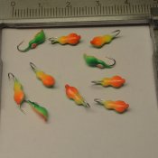 Halv Maggot - Glödande Papegoja - 3 mm
