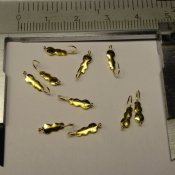 Halv Trekula - Guld - 3 mm