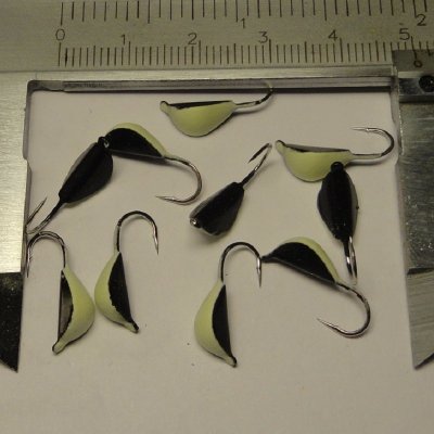 Snäckan - Svart-Vit med Glow - 5 mm