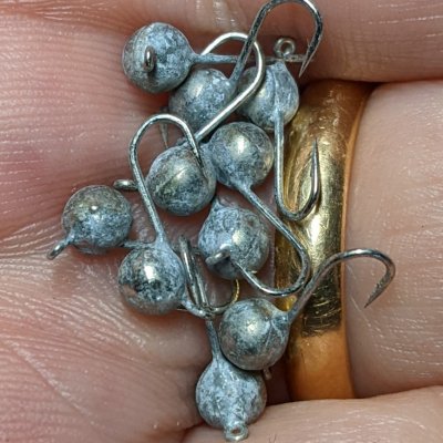 Kula med öga - Nickel - 4 mm