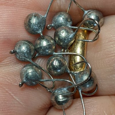 Kula med öga - Nickel - 5 mm