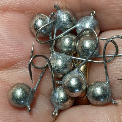 Kula med öga - Nickel - 6 mm