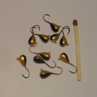 Mormyska Svart-Guld-Röd 5 mm