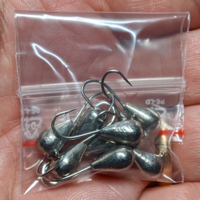 Omålade Mormyskor 6 mm 10 st