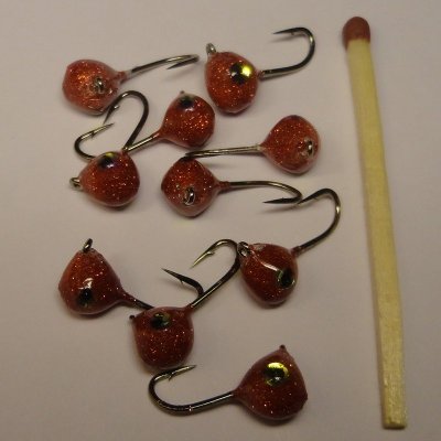 Globe - Glittrande Orange - 6 mm