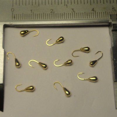 Japansk Droppe - Guld - 2,5 mm
